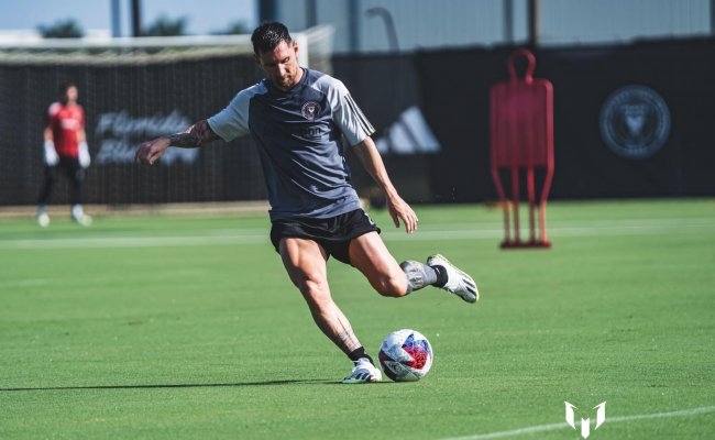 Messi regresó a los entrenamientos del Inter Miami