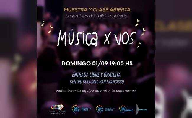 Música x Vos, en el aire