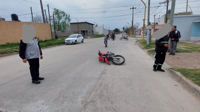 Grave accidente de tránsito en la intersección de Av. Antártida Argentina e Ingenieros