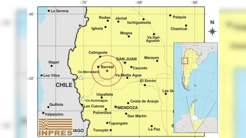 Dos sismos en San Juan hicieron temblar Córdoba