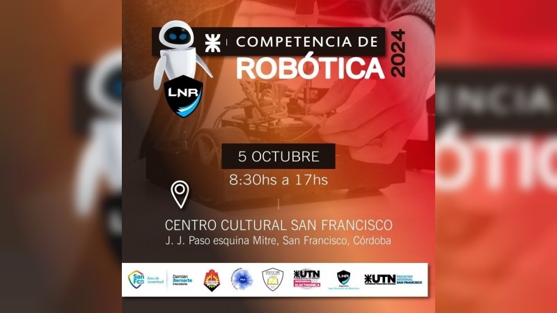 Se presentó una nueva edición de la Competencia Nacional de Robótica