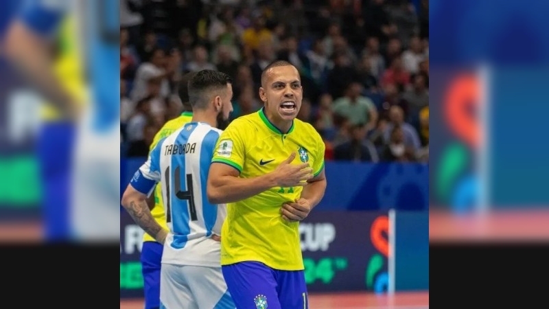 Brasil le ganó a la Argentina y consiguió su sexto título en el Mundial de Futsal