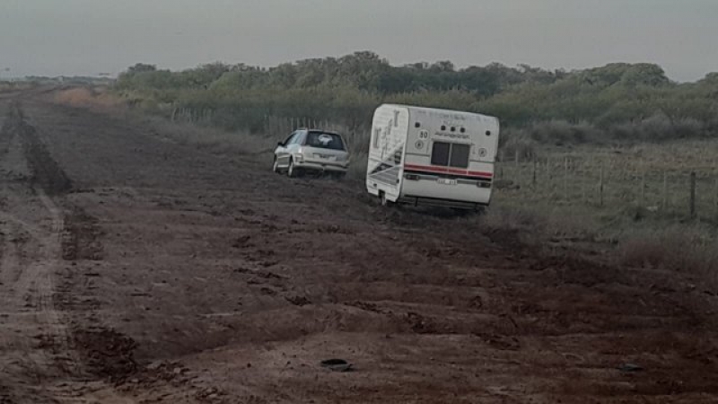 Despiste de vehículo con casilla rodante