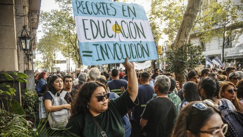 Las universidades realizarán este jueves un paro contra el veto de Milei