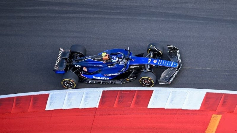 Otra brillante actuación de Franco Colapinto en la Fórmula 1: terminó 10° en el GP de Estados Unidos y volvió a sumar