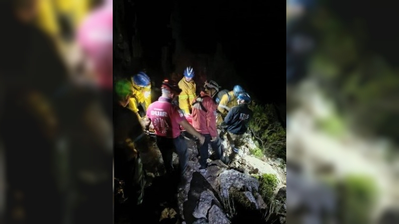 Rescatan a mujer que realizaba trekking en las Altas Cumbres