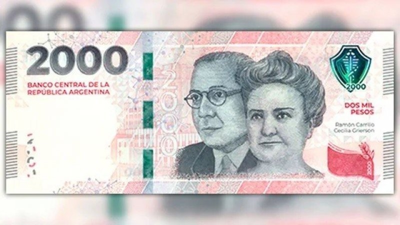 Se suspende la emisión de billetes de $2.000