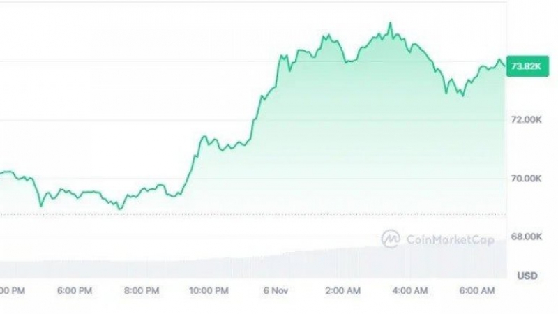 Las criptomonedas también festejan: el Bitcoin alcanza un máximo histórico tras elecciones en Estados Unidos