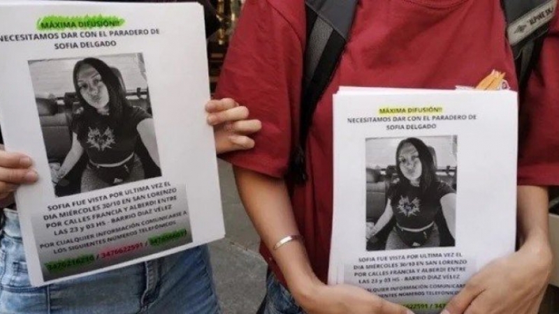 Otro femicidio: hay cinco detenidos en Santa Fe por la muerte de Sofía Delgado