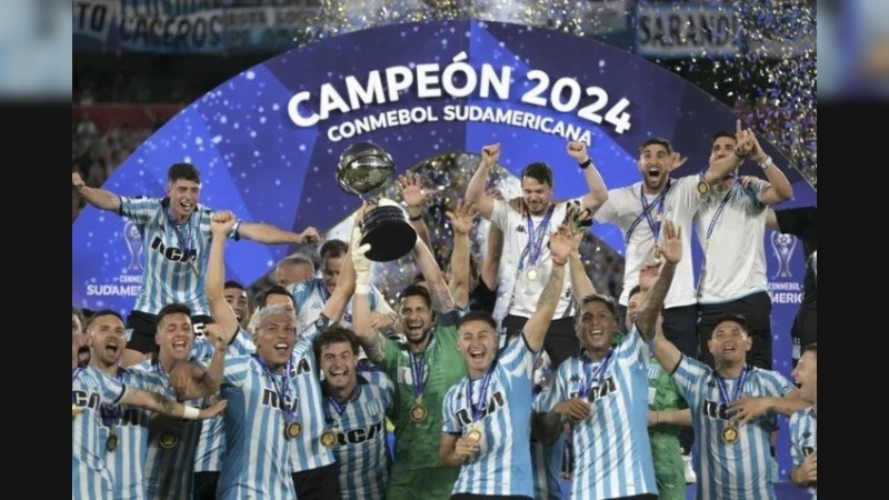 Racing venció a Cruzeiro y se consagró campeón de la Copa Sudamericana