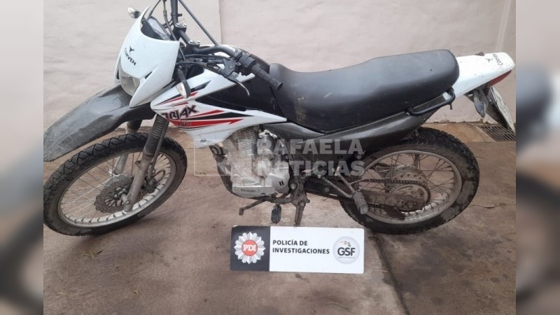 Frontera: PDI recuperó una moto robada