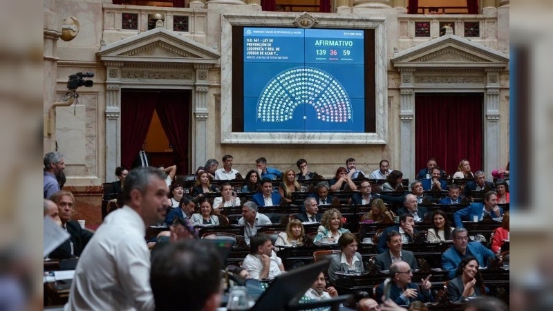 Un freno a las apuestas: Diputados aprobó y giró al Senado el proyecto de ley contra la ludopatía online