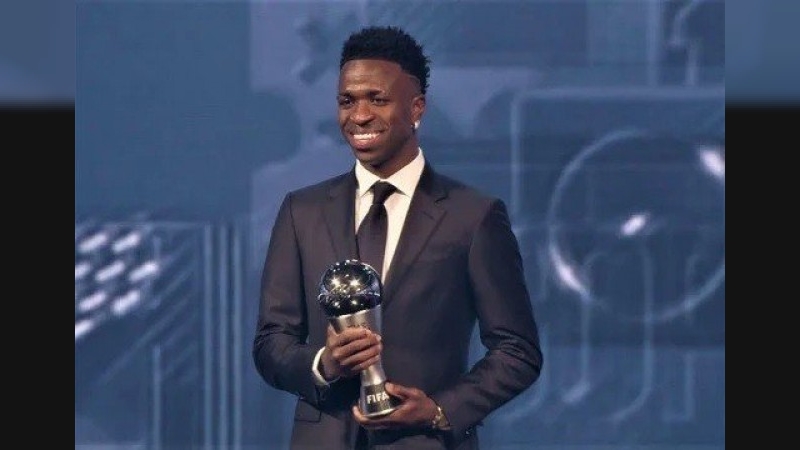 Vinicius Jr ganó el premio The Best al mejor jugador