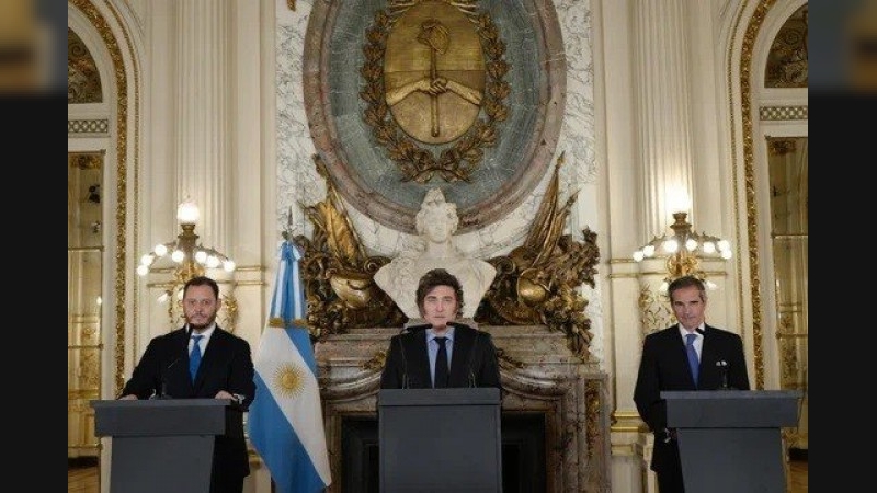 Milei al anunciar el Plan Nuclear Argentino: "La energía nuclear tendrá su retorno triunfal"