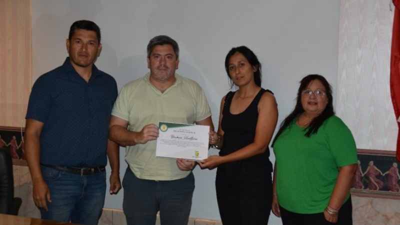 Cooperativa San Francisco Recicla reconoció a Bomberos Voluntarios por su compromiso ambiental