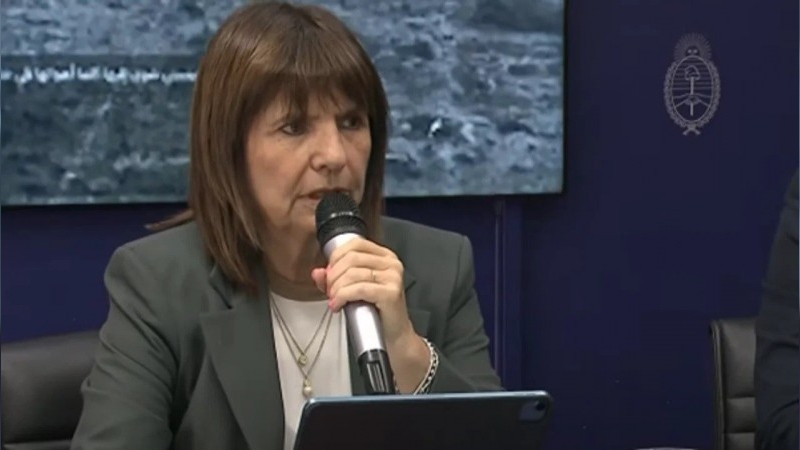 Bullrich anunció la detención de un presunto terrorista del Estado Islámico