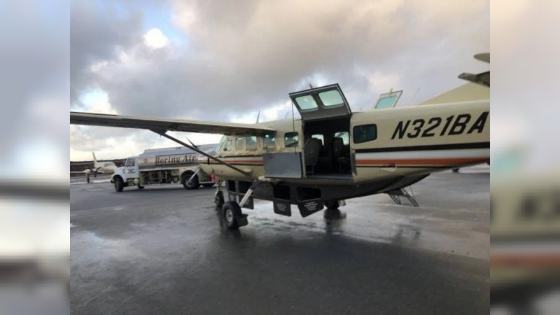 Desapareció un avión con diez personas a bordo en Alaska