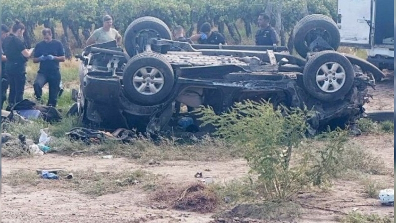 Dos menores y su padre murieron en un accidente en la Ruta 7 