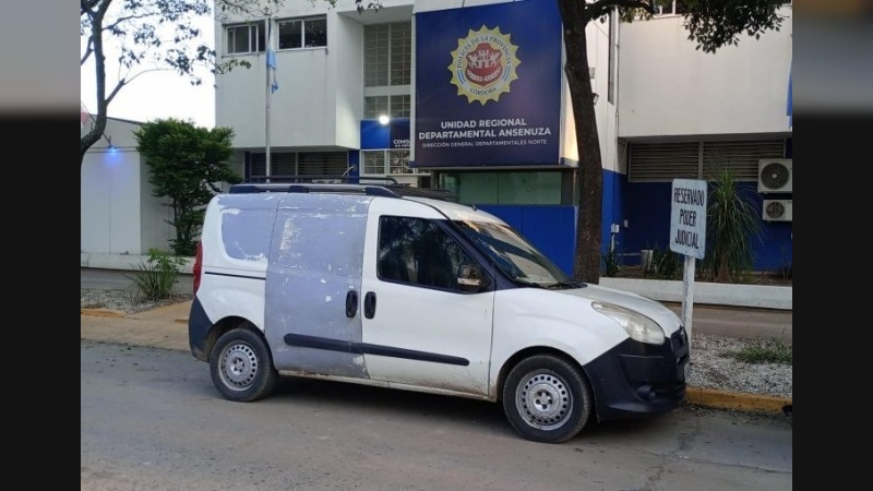 Robaron un utilitario en San Guillermo y apareció en Morteros