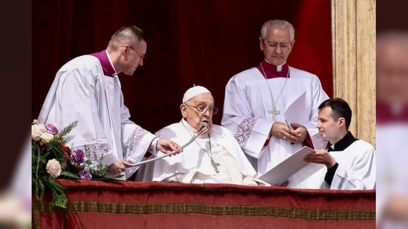 El Papa clamó por libertad religiosa y paz mundial en su mensaje de Pascua