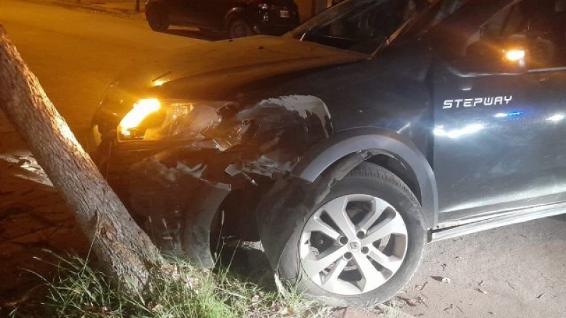 Accidente de tránsito sin heridos en barrio Roca