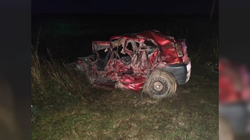 Trágico choque frontal en Ruta 158: dos jóvenes fallecieron en el acto