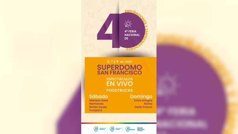 Se viene la cuarta edición de la Feria Nacional de Diseñadores y Emprendedores