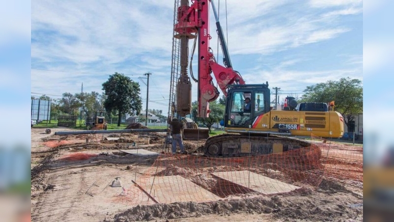 Las Varillas: Construyen la sede de la Universidad Provincial de Córdoba