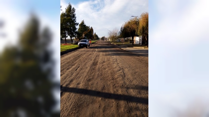 Continúan las obras en la Ruta Provincial 32S en Frontera