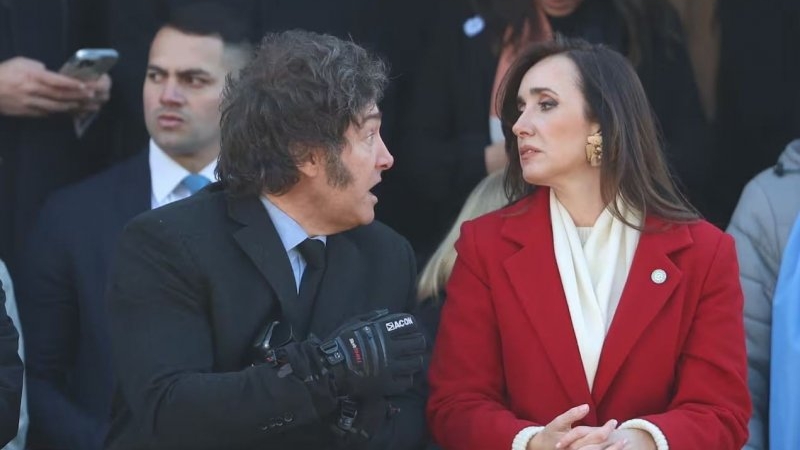 Milei y Villarruel conmemoran el Día de la Bandera en actos diferenciados