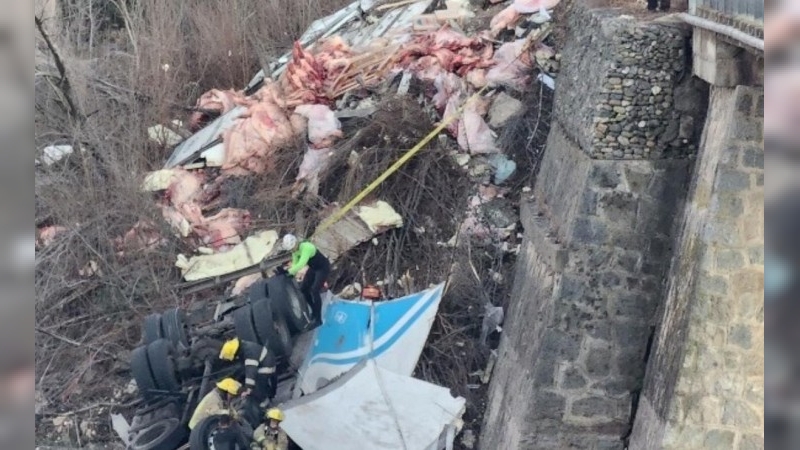 Despiste fatal cerca del dique Los Molinos: murió un camionero