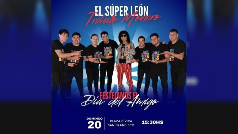 El Súper León se prepara para festejar el Día del Amigo con música en la Plaza Cívica