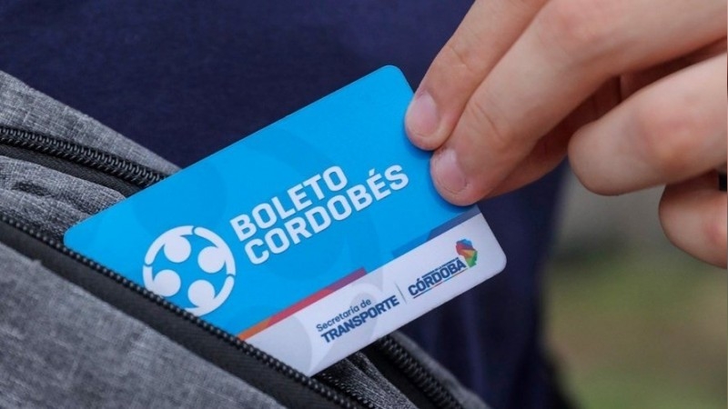 Desde mañana lunes 21 de julio vuelve a estar vigente el Boleto Educativo Cordobés