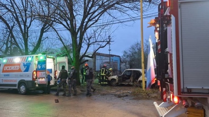 Una persona resultó herida tras un accidente en Avenida Las Malvinas