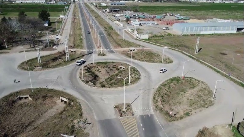 Ya está completamente operativa la nueva traza del Acceso Oeste a Rafaela