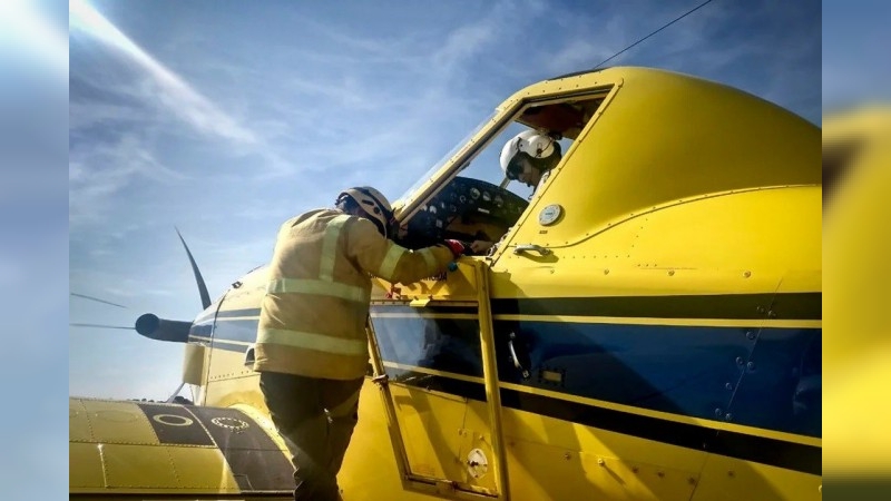 Por los vientos, califican de "extremo" el riesgo de incendios en Córdoba