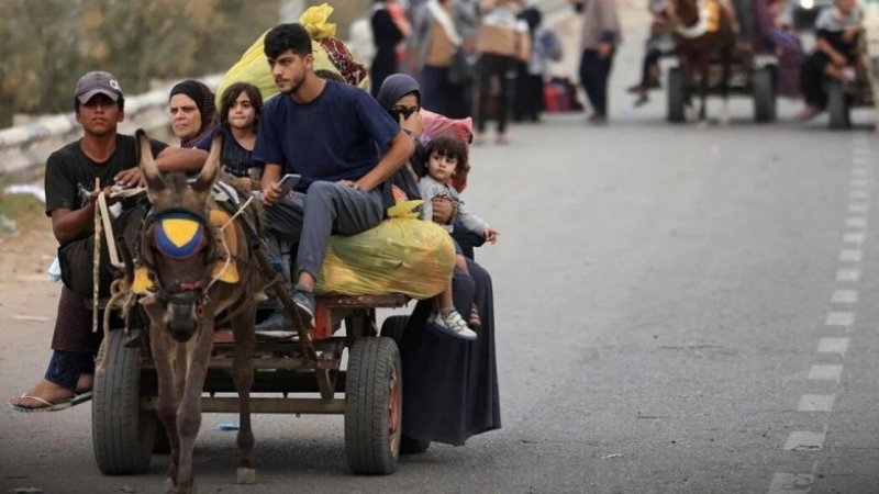 Cerca de 48.000 personas huyeron de Gaza por la ofensiva de Israel