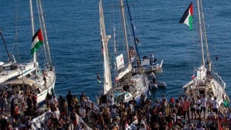 Armada israelí interceptó la flotilla humanitaria con rumbo a Gaza