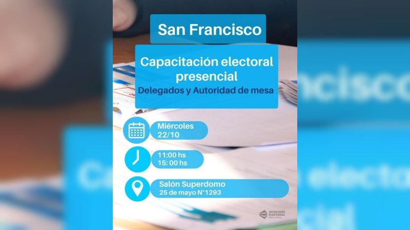 Este miércoles la Justicia Electoral capacita en la ciudad a Autoridades de Mesa