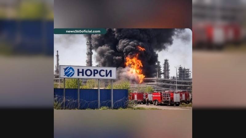 Ataque con drones de Ucrania golpea a una gran refinería de Rusia