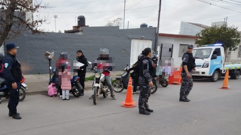 Secuestraron 13 motocicletas durante un operativo de control vehicular