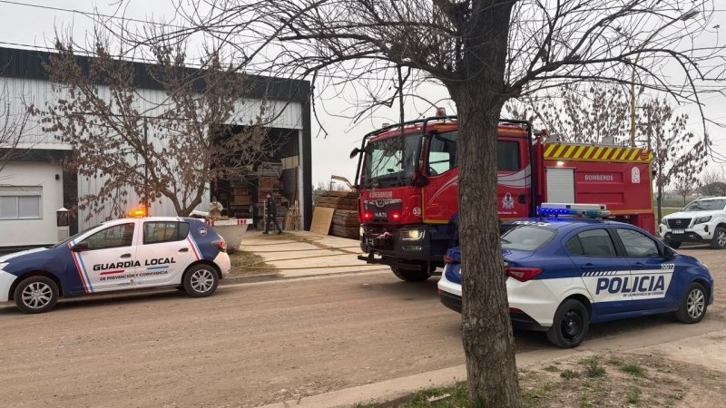 Controlaron un principio de incendio en una fábrica del Parque Industrial