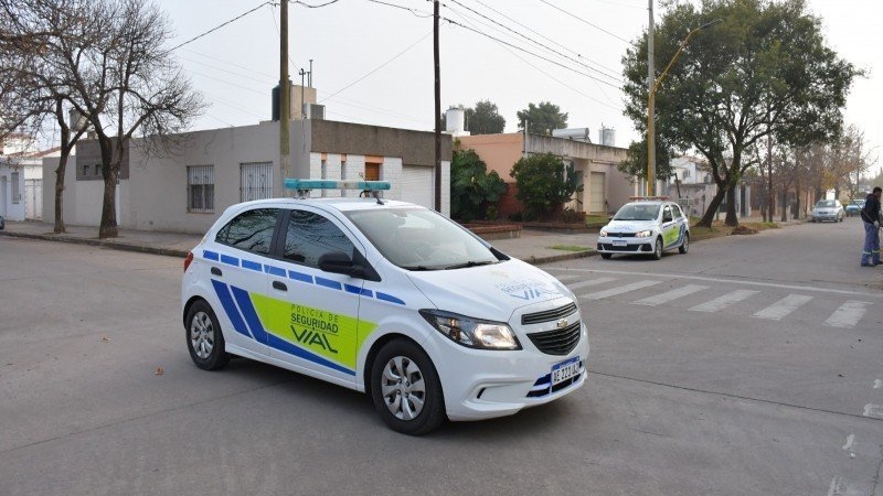 Retuvieron una moto que circulaba por la bicisenda tras ser detectada por las cámaras de monitoreo