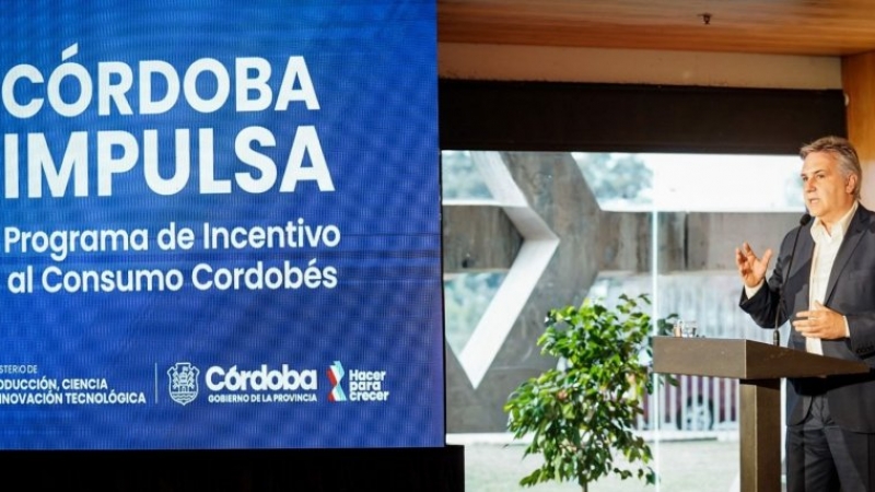 Llaryora anunci&oacute; 6 cuotas sin inter&eacute;s para impulsar el consumo y $20.000 millones para fortalecer el comercio