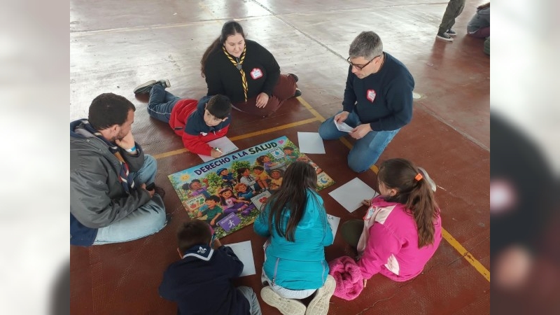 El Centro Preventivo RAAC llev&oacute; actividades sobre derechos de las infancias al encuentro regional de Scouts