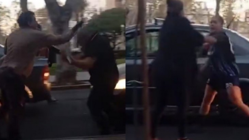 Dos parejas se agarraron a trompadas tras una discusi&oacute;n de tr&aacute;nsito: un hombre le peg&oacute; un botellazo en la cabeza a otro