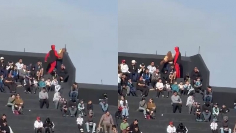 Un barrabrava de Newell&rsquo;s le rob&oacute; la camiseta de Central a un hincha que alentaba a la Selecci&oacute;n en los Juegos Suramericanos