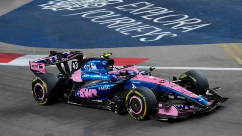 F&oacute;rmula 1: Colapinto abandon&oacute; la Sprint de Singapur por una falla en su Alpine y apunta a la clasificaci&oacute;n