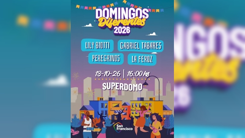 Se viene una nueva fecha del ciclo Domingos Diferentes 2026