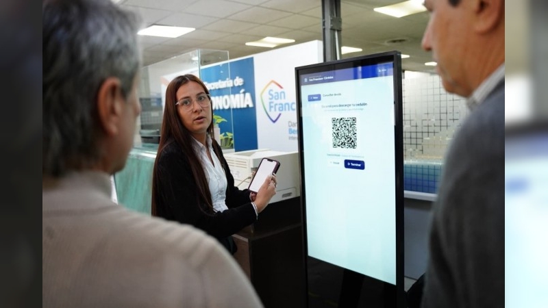 San Francisco incorpor&oacute; t&oacute;tems de autogesti&oacute;n para agilizar tr&aacute;mites y facilitar la atenci&oacute;n a los vecinos.